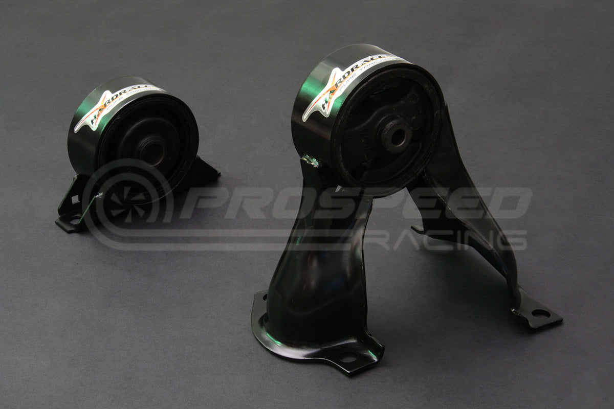 Hardrace Hardened Reinforced Front/Rear Engine Mount 2Pcs Set - Mitsubishi Lancer/Mirage CE 97-01 62