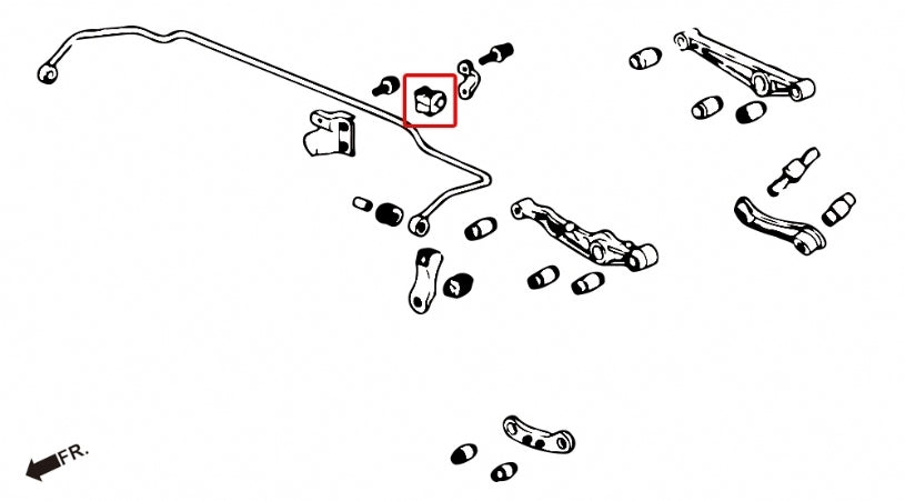 Hardrace 19mm Rear Swaybar Bush