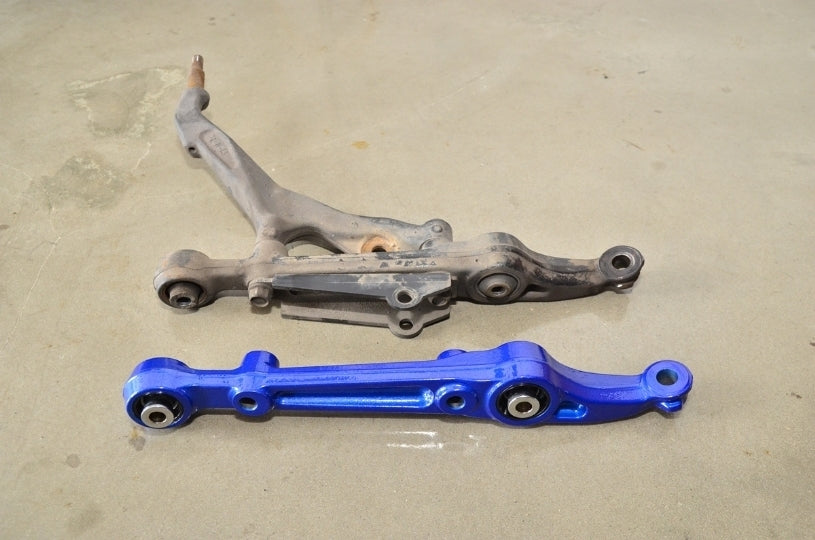 Hardrace Front Lower Control Arms Pillowball Blue