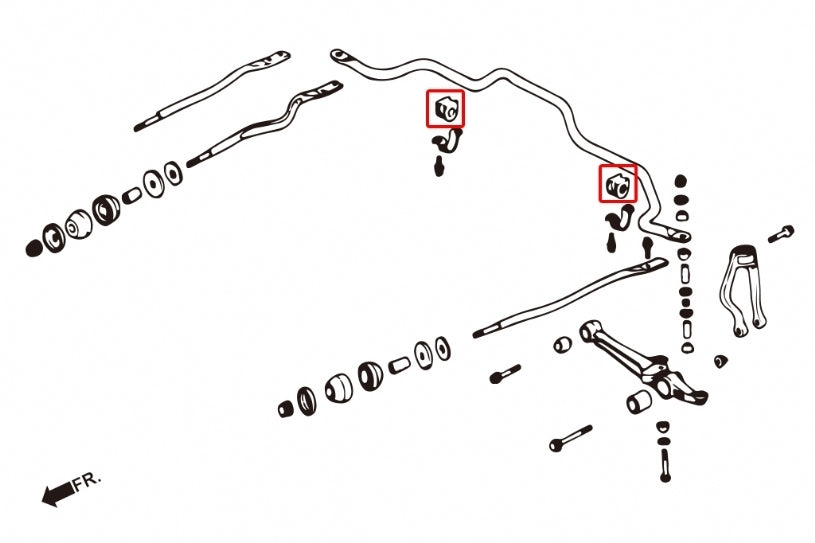 Hardrace 22mm Front Swaybar Bush