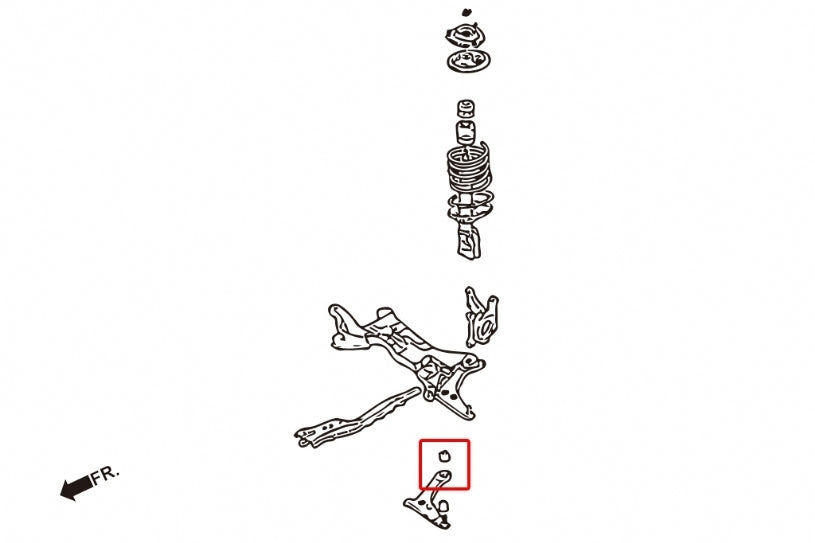Hardrace Front Lower Arm Bush 2Pcs