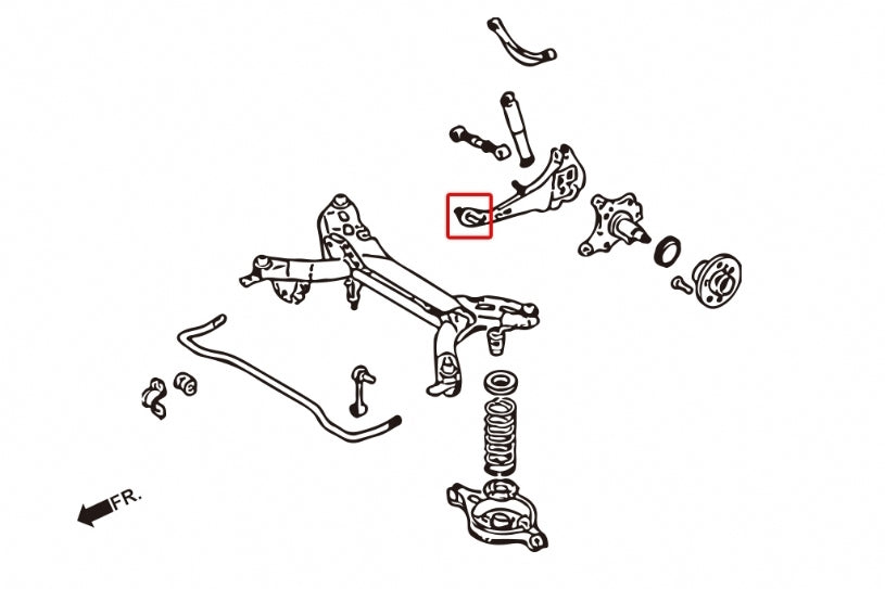 Hardrace Rear Trailing Arm Bush