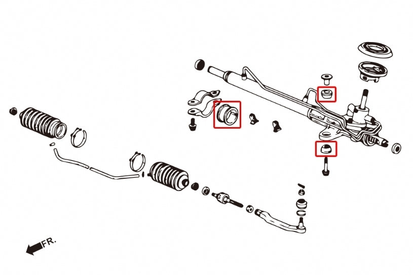 Hardrace TPV Reinforced Steering Bush