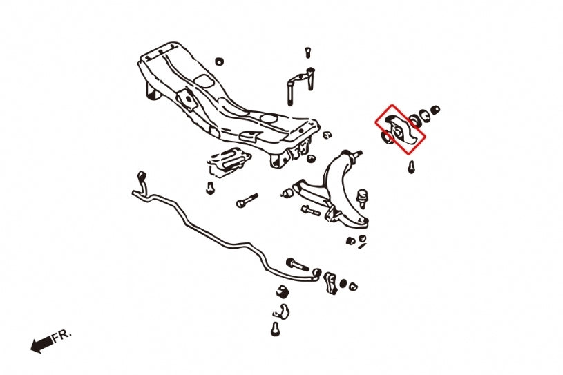 Hardrace Front Control Arm Bush Pillowball