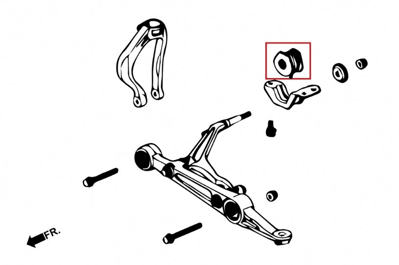 Hardrace Front Lower Arm Compliance Bush