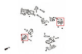 Hardrace Hardened Engine Mount Front/Rear 2Pcs Set