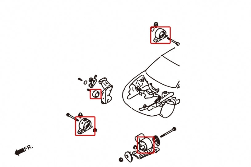 Hardrace Reinforced Mount Bush