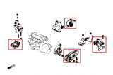 Hardrace Hardened Engine Mount 4Pcs Set