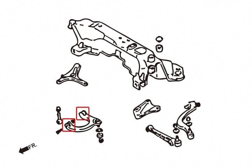 Hardrace Front Upper Arm Bush