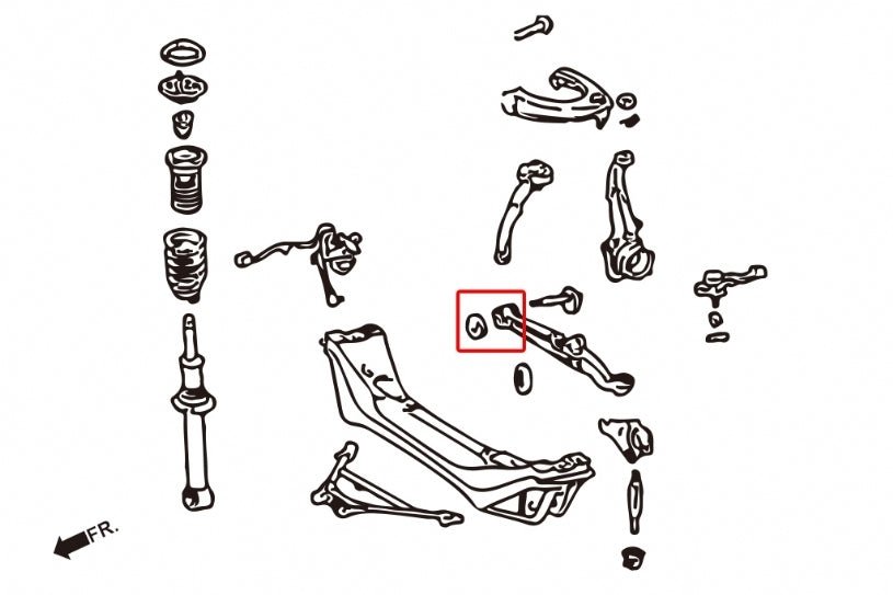 Hardrace Front Lower Arm Bush