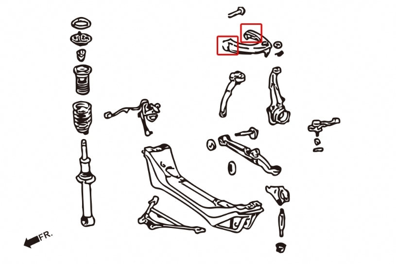 Hardrace Front Upper Arm Bush