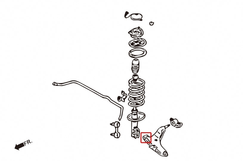 Hardrace Front Lower Arm Bush Small