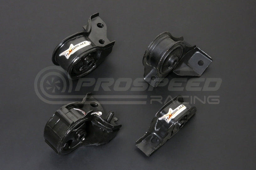 Hardrace Hardened Engine Mount 4Pcs Set - Honda Civic, CRX EF6/7/8 MT, SOHC) 6577 | Pro Speed Racing