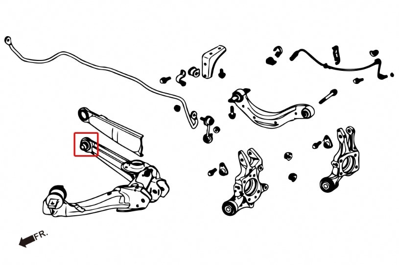 Hardrace Rear Lower Arm Bush Rubber