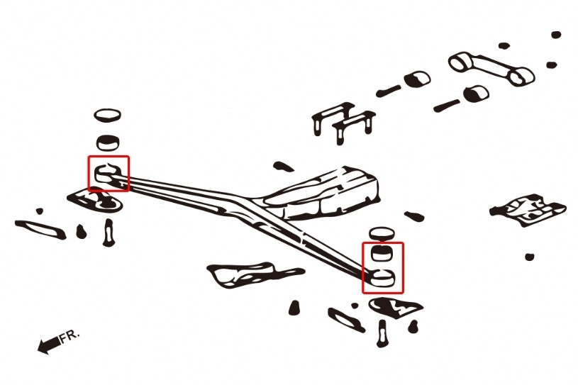 Hardrace Rear Upper Support Arm Bush