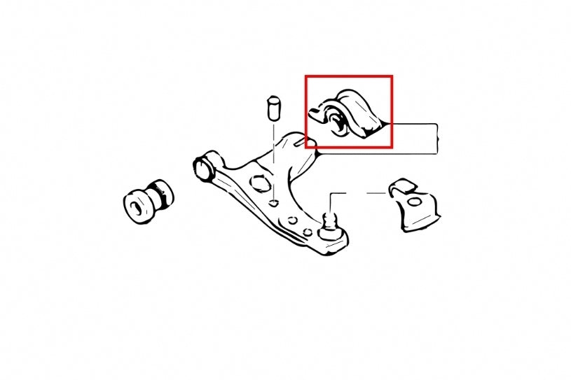 Hardrace Front Lower Arm Bush Rear Side