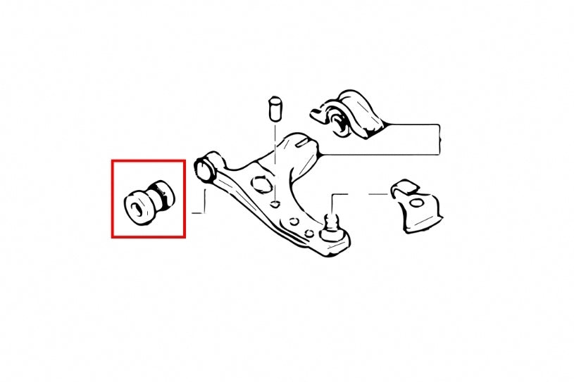 Hardrace Front Lower Arm Bush Front Side