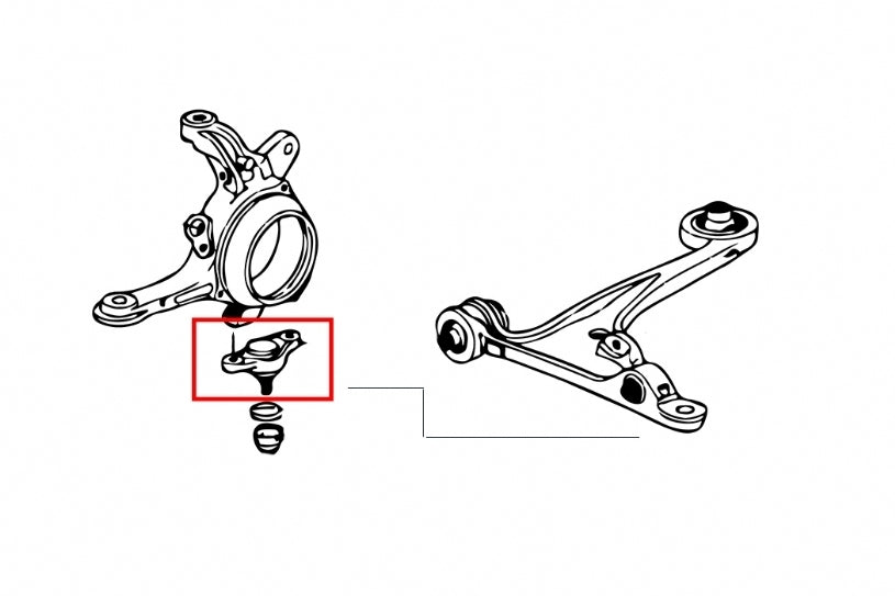 Hardrace Front Roll Centre Adjuster Ball Joint 2Pcs