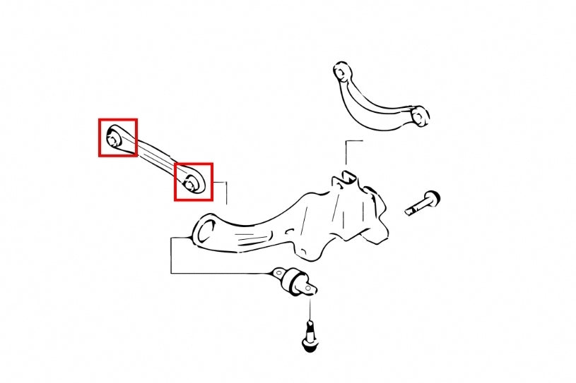 Hardrace Rear Lateral Arm Bush -Toe