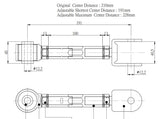 Hardrace Rear Traction Rod