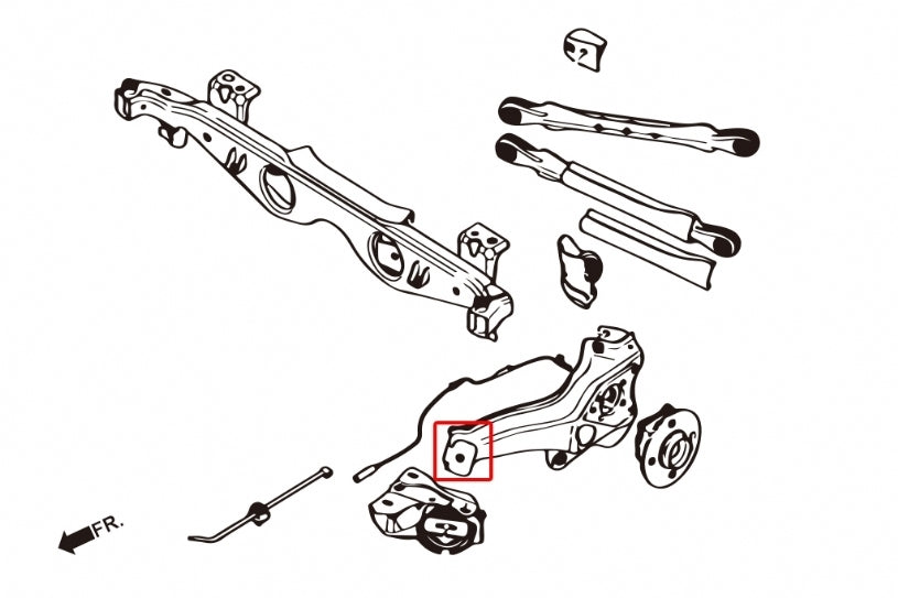 Hardrace Rear Trailing Arm Bush