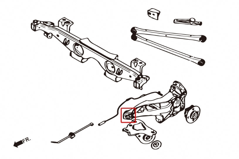 Hardrace Rear Trailing Arm Bush