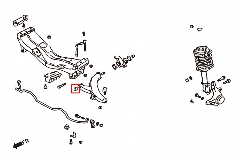 Hardrace Front Lower Arm Bush