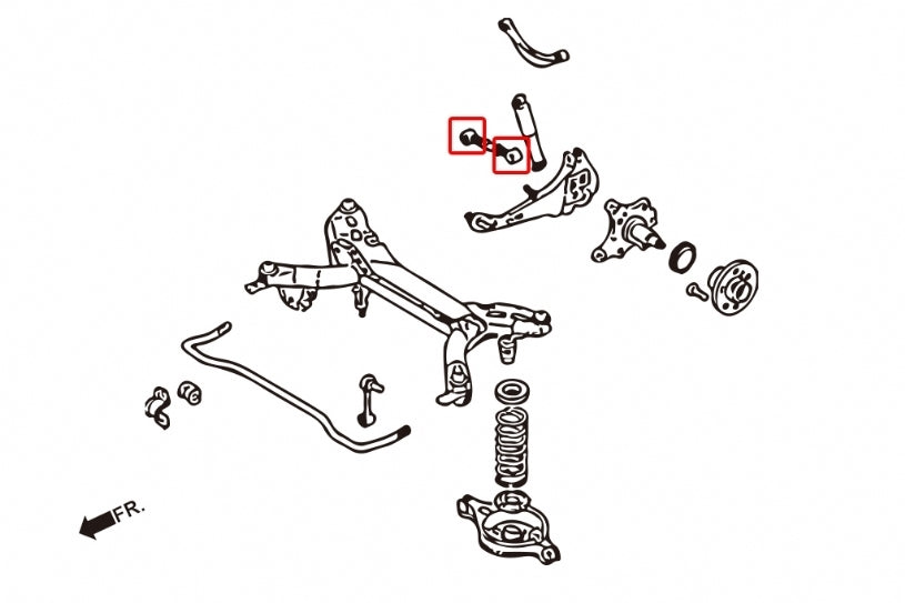 Hardrace Rear Toe Arm Bush