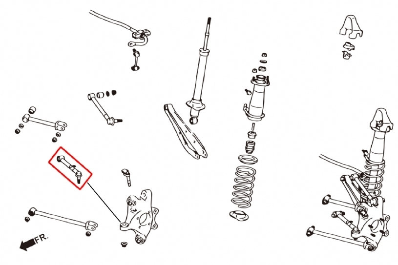 Hardrace Rear Toe Control Arm Adj