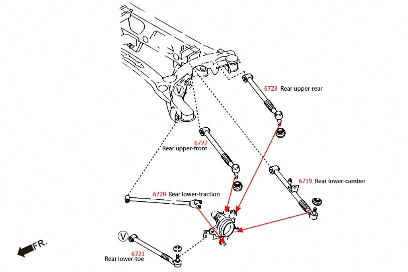 Hardrace Rear Toe Control Arm