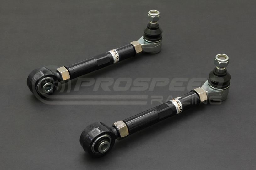 Hardrace Adjustable Rear Toe Control Arms Black - Mitsubishi Evo 4-9/Evo X 6726-BLK | Pro Speed
