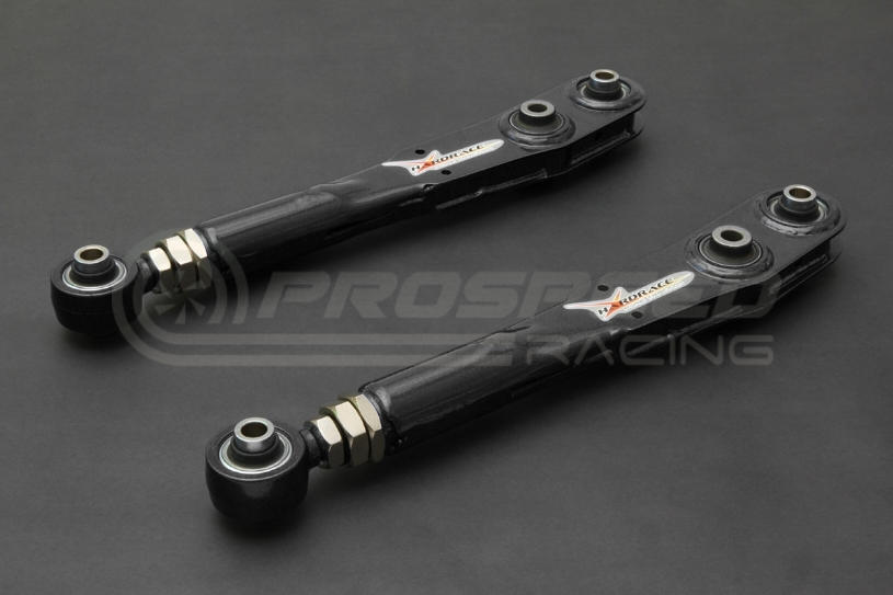 Hardrace Adjustable Rear Lower Control Arms Black - Mitsubishi Evo 4-9 6727-BLK | Pro Speed Racing