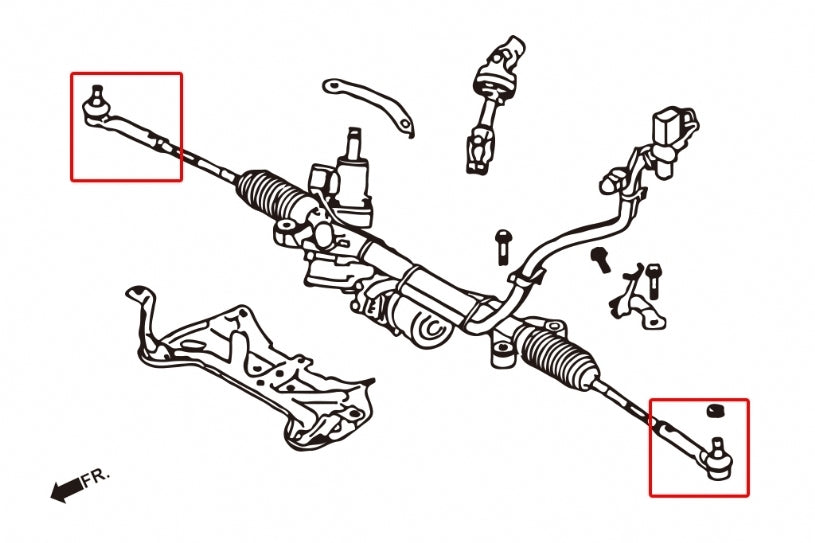 Hardrace Roll Centre Tie Rod End Blue