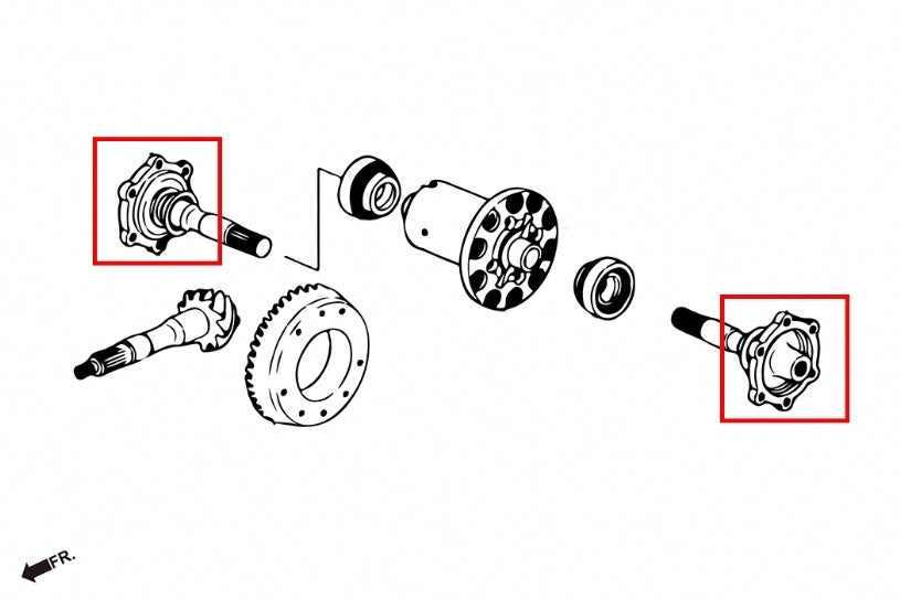 Hardrace Rear Driveshaft Spacer