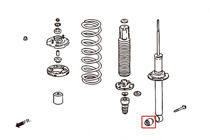 Hardrace Rear Shock Bush