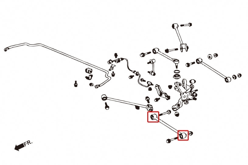 Hardrace Rear Front Lower Arm Bush