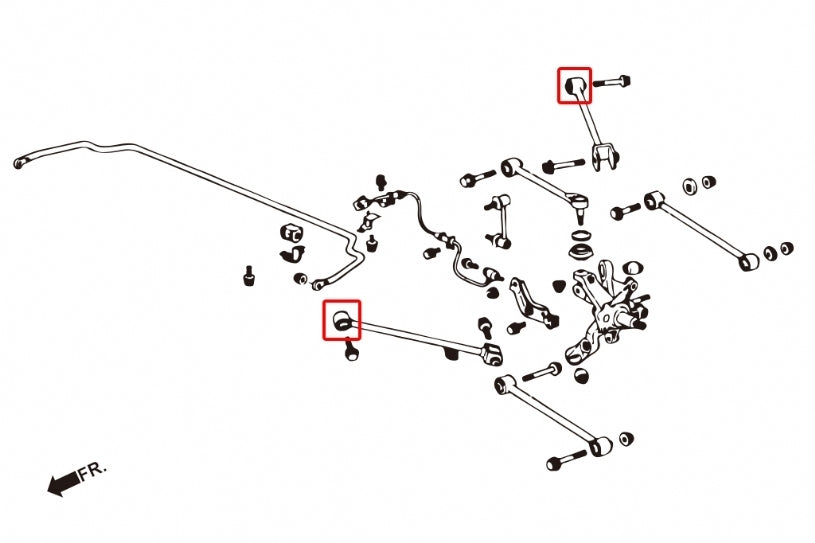 Hardrace Rear Trailing Or Leading Arm Bush