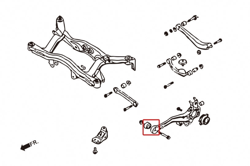 Hardrace Rear Trailing Arm Bush
