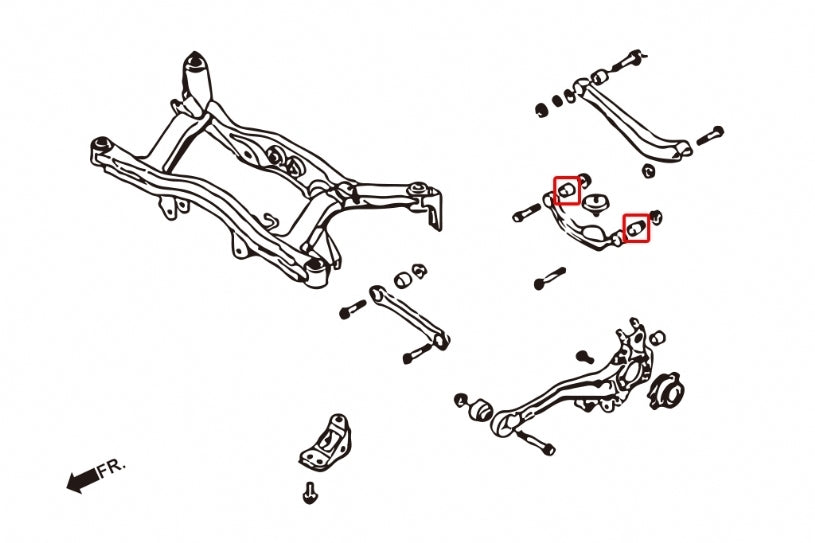 Hardrace Rear Upper Arm Bush