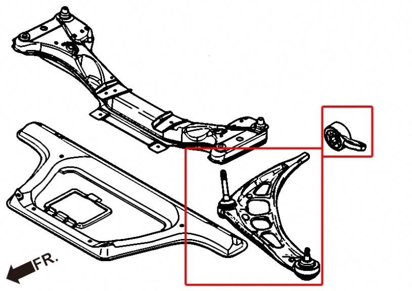 Hardrace Front Lower Control Arms
