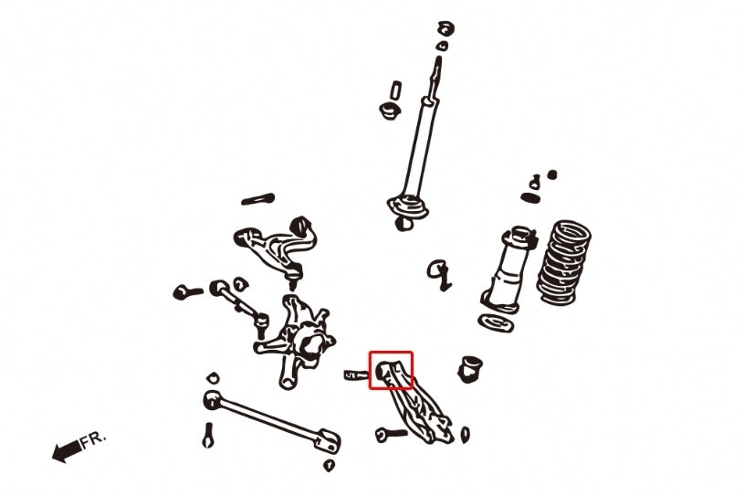 Hardrace Rear Lower Arm Bush