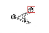 Hardrace Front Lower Arm Bush Rear Side Rubber