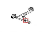 Hardrace Front Lower Arm Bush Shock Mount Rubber