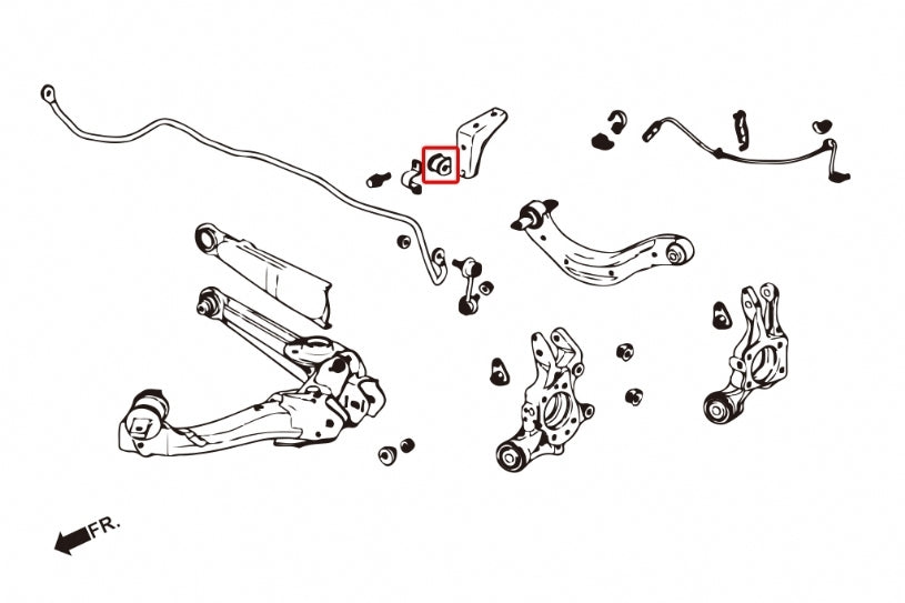 Hardrace 17mm Rear Sway Bar Bush