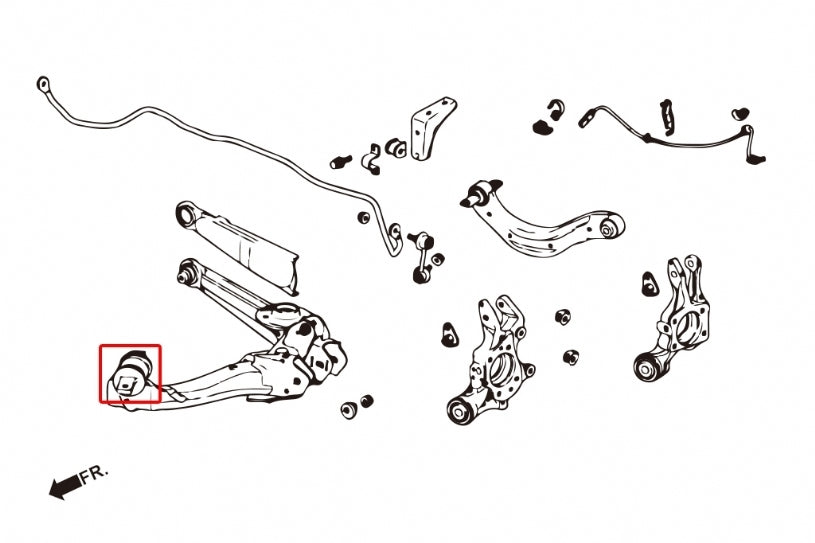 Hardrace Rear Trailing Arm Bush