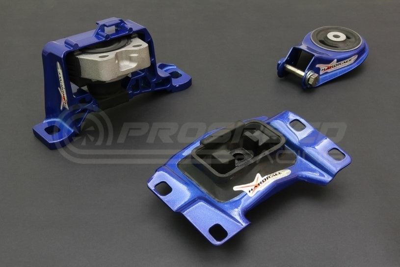 Hardrace Hardened Engine Mount Set 3Pcs - Ford Focus Mk2 LS, LT, LV/Mazda 3 BK 03-08 6935
