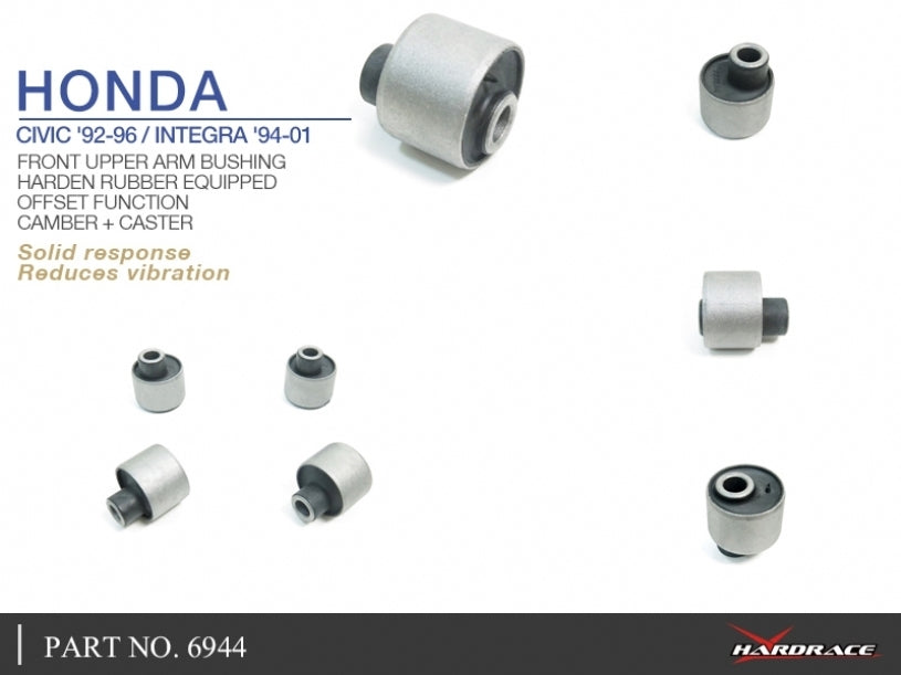 Hardrace Front Upper Arm Bush-Offset Function 4Pcs