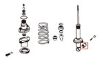 Hardrace Rear Shock Absorber Bush Rubber