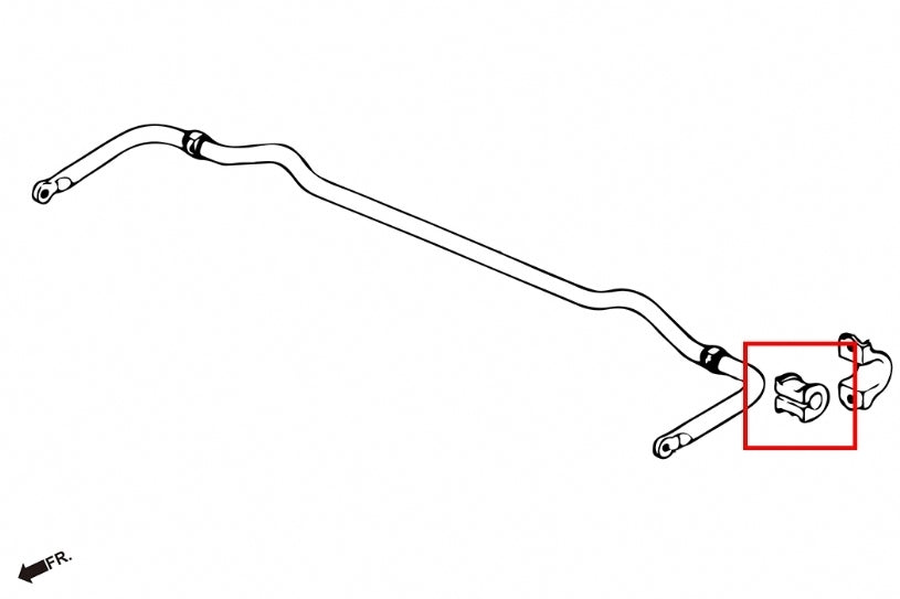 Hardrace 25.4mm Rear Sway Bar Bush