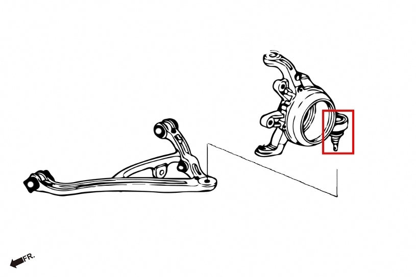 Hardrace Rear Lower Ball Joint